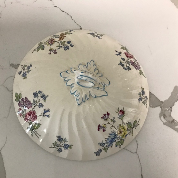 Vintage Rare Myott Staffordshire Olde Chelsea - Olde English Covered Casserole - Picture 3 of 8